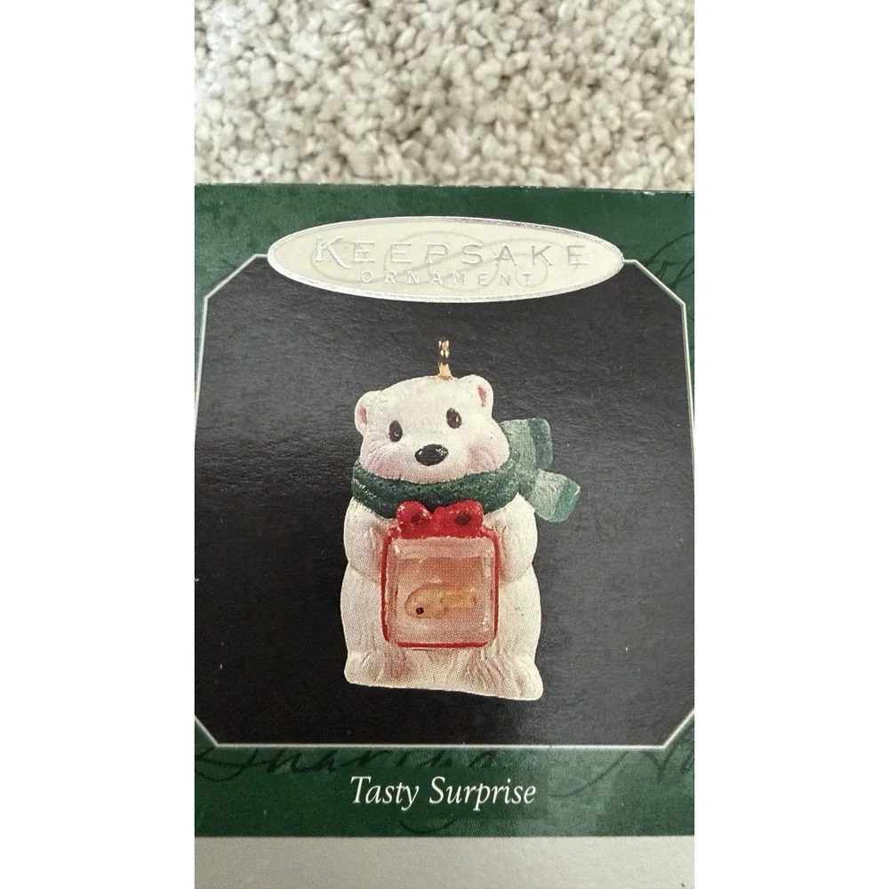 Lot of 14 Vintage Hallmark Keepsake Miniature Christmas Ornaments in Boxes